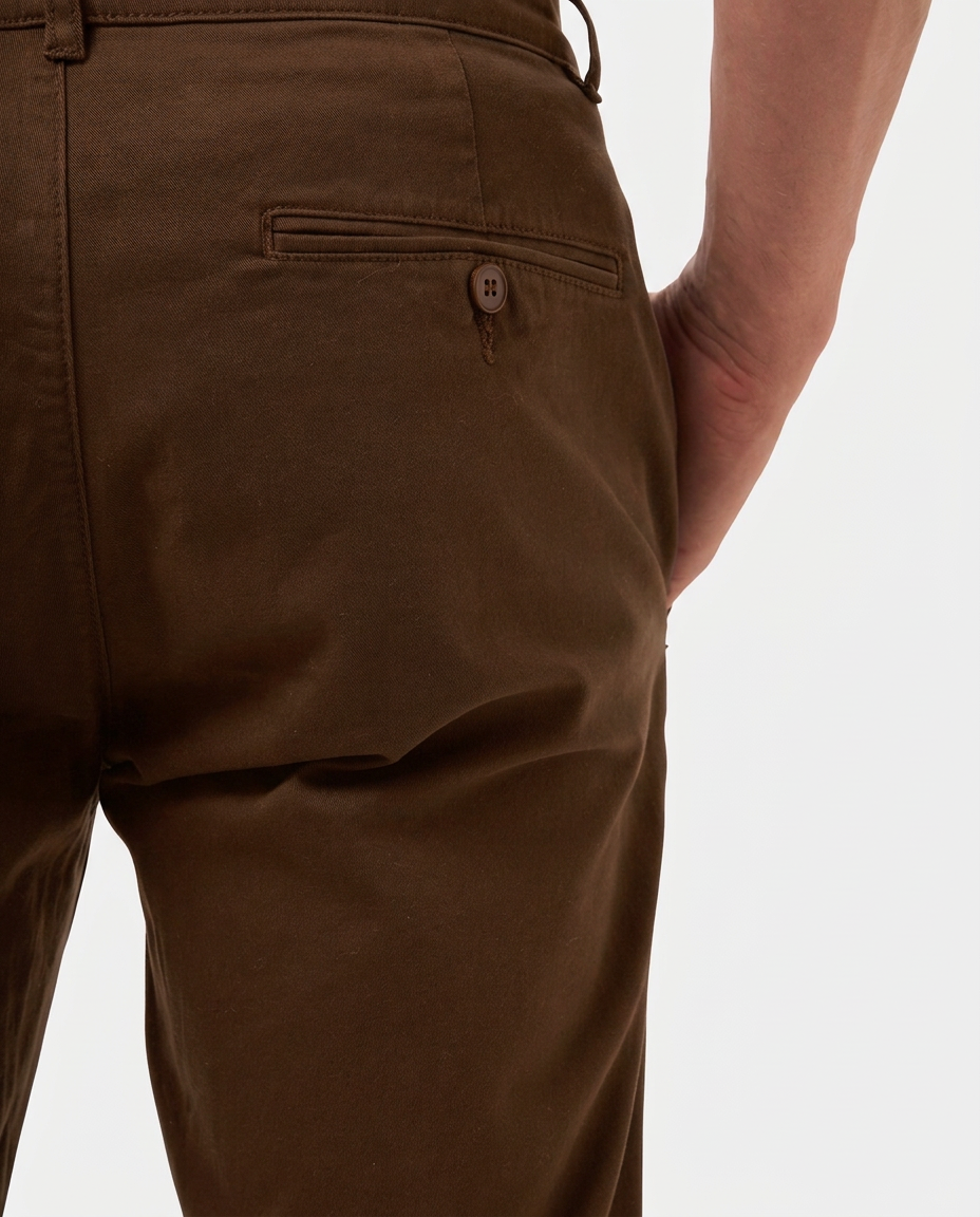 Lafaurie Albert Pantalon Chino Cigare Twill Coton Ajusté