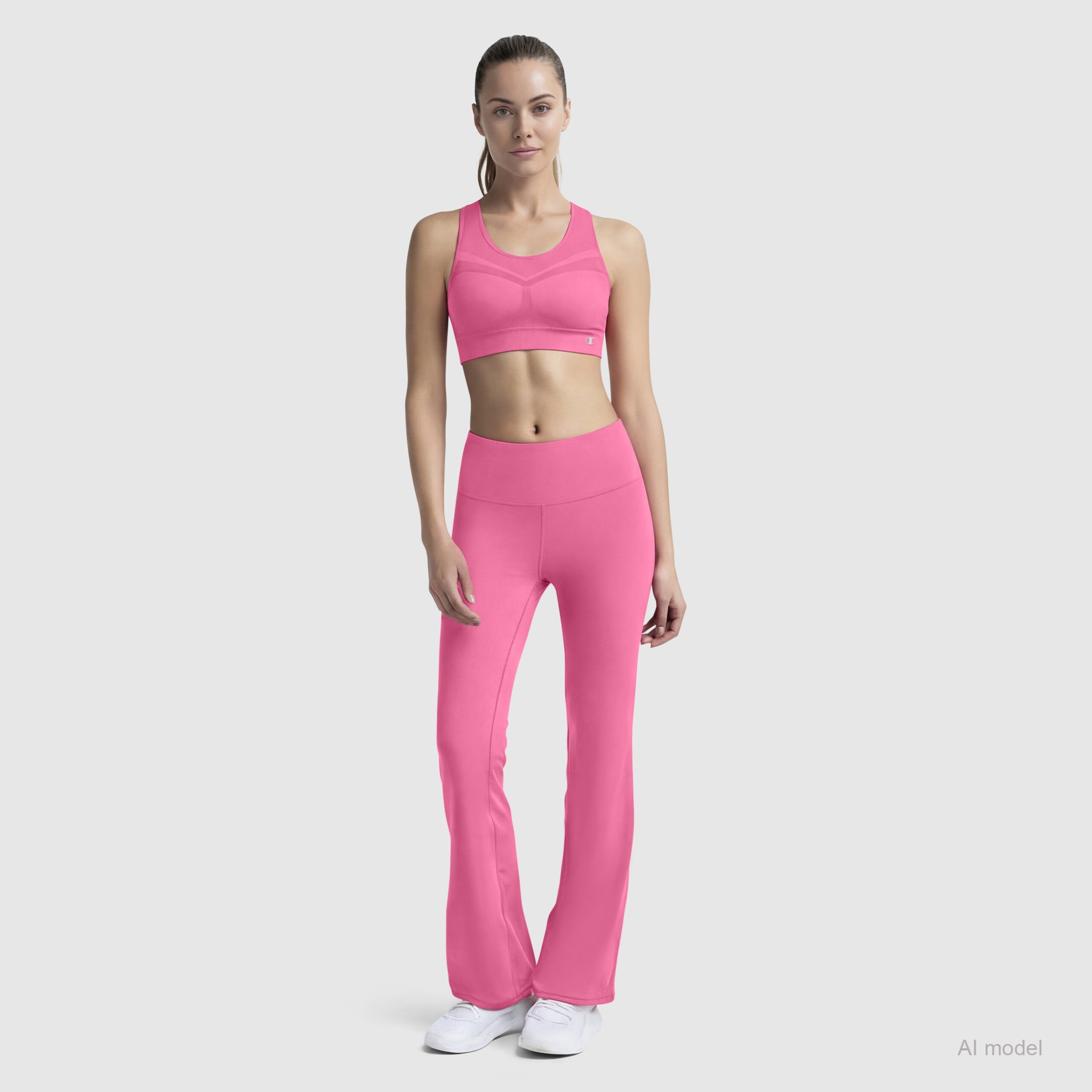 Champion Seamless Racerback Brassière de sport Pink Cosmos rose