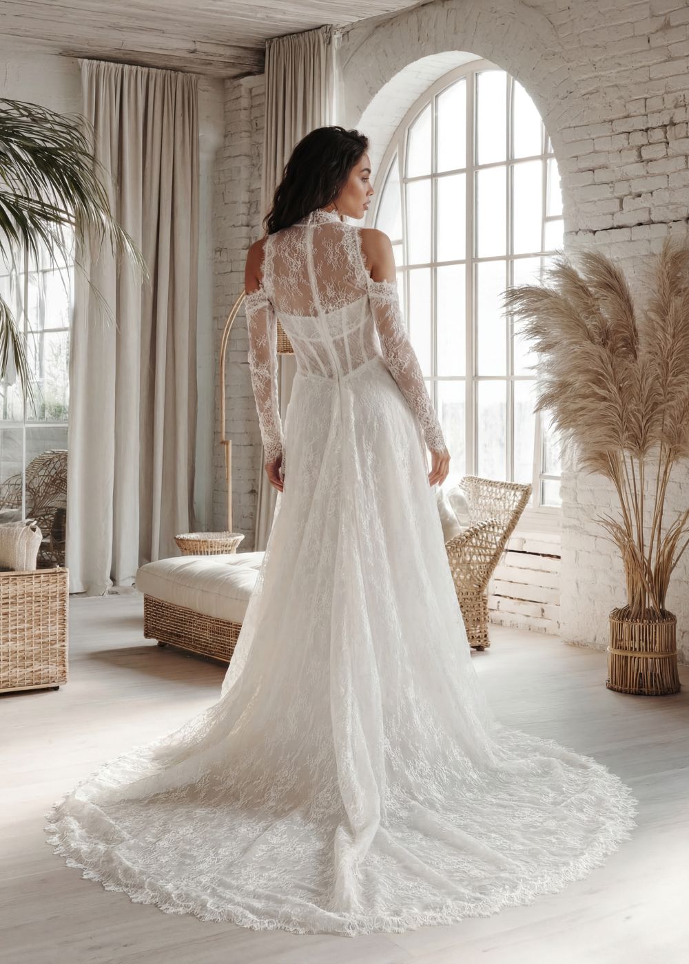 Hervé Paris Promise Collection Peace robe de mariée sirène dentelle