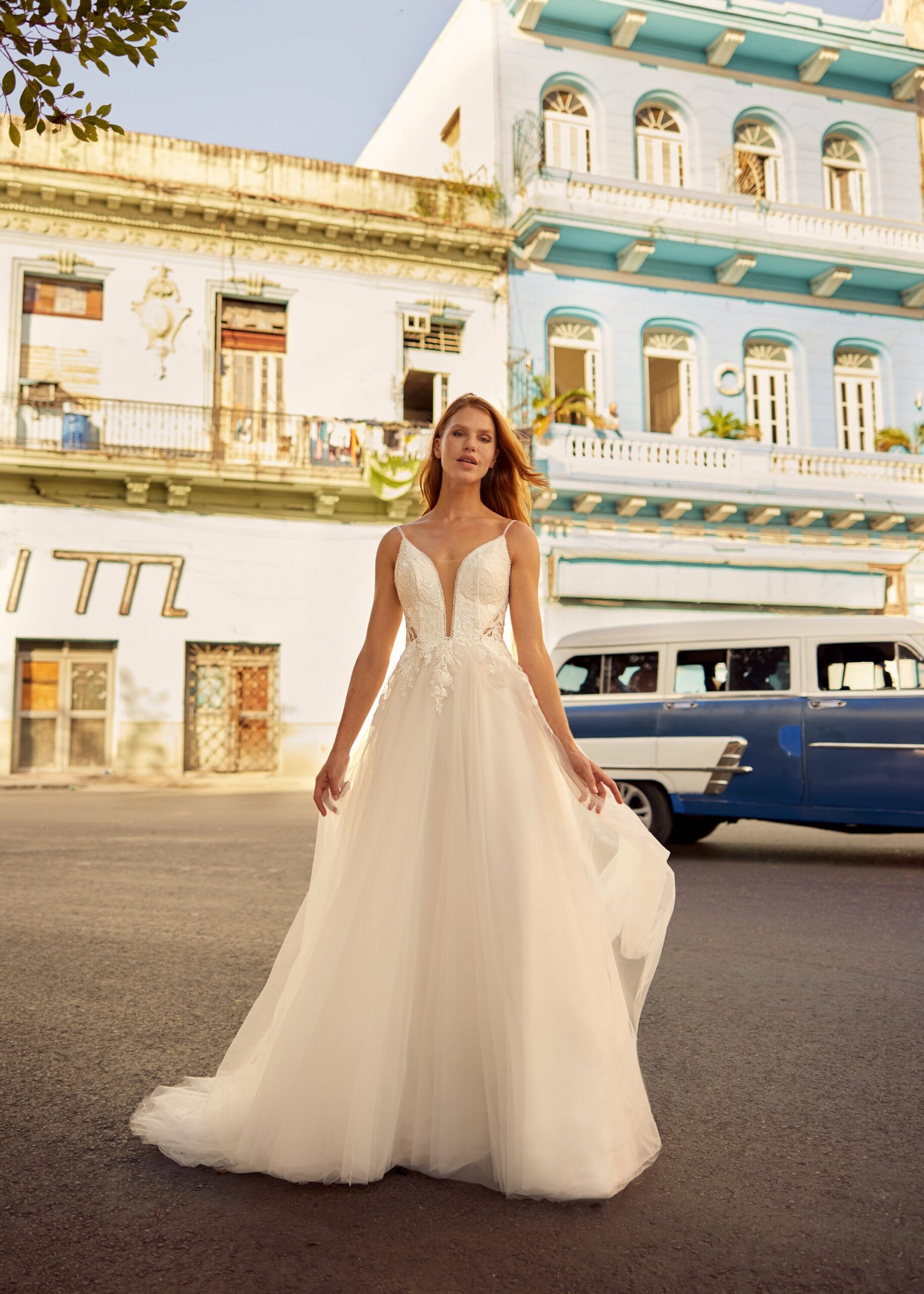 Hervé Paris Libre Lily robe de mariée fluide
