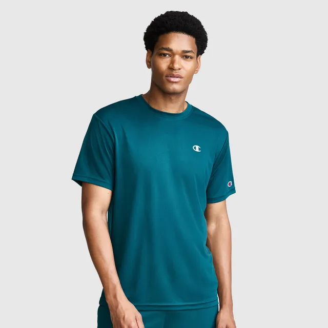 Champion Sport T-Shirt Reflective C Logo Deep Teal homme