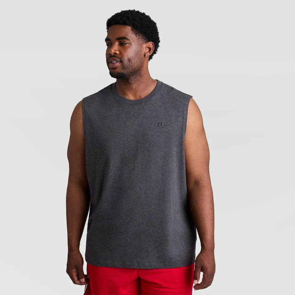 Champion Muscle Tank C Logo débardeur Granite Heather
