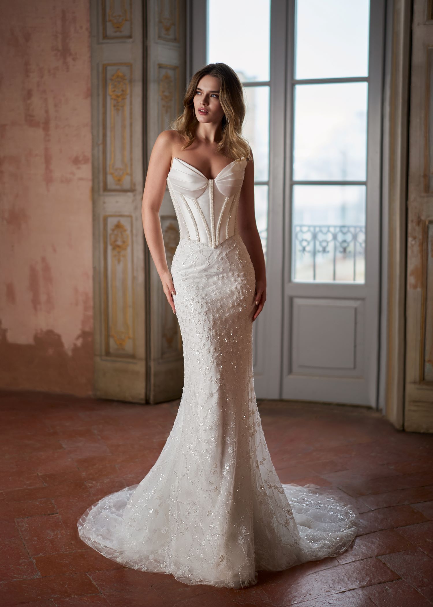 Hervé Paris Mix & Match Nureen jupe de mariée blanche longue