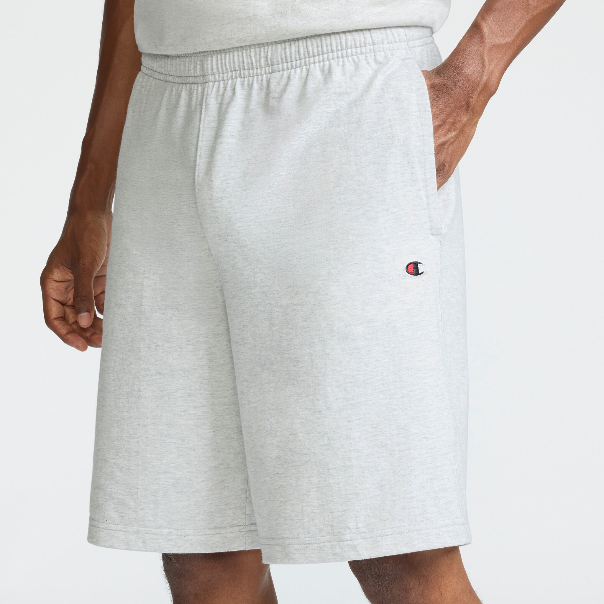 Champion 9" Short de détente Platinum Silver coton
