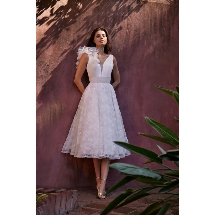 Le Jour de Notre Oui DIDIE robe de mariée sirène satin