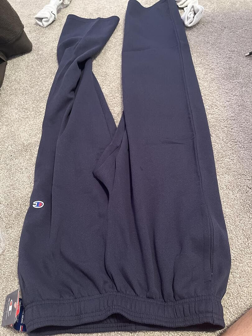Champion Pants Pantalon Lounge Noir Coton Grande Taille