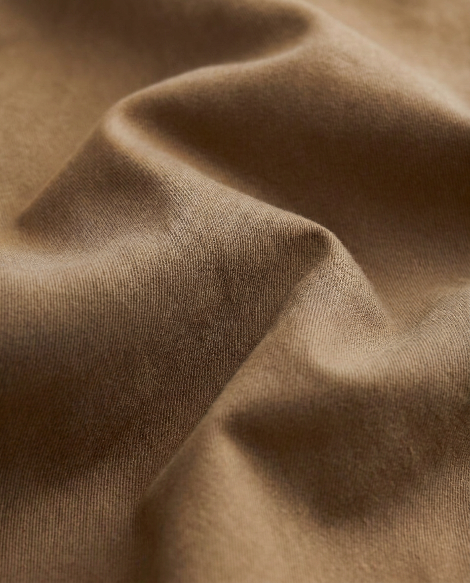 Lafaurie Albert Pantalon Chino Camel Twill Coton Ajusté