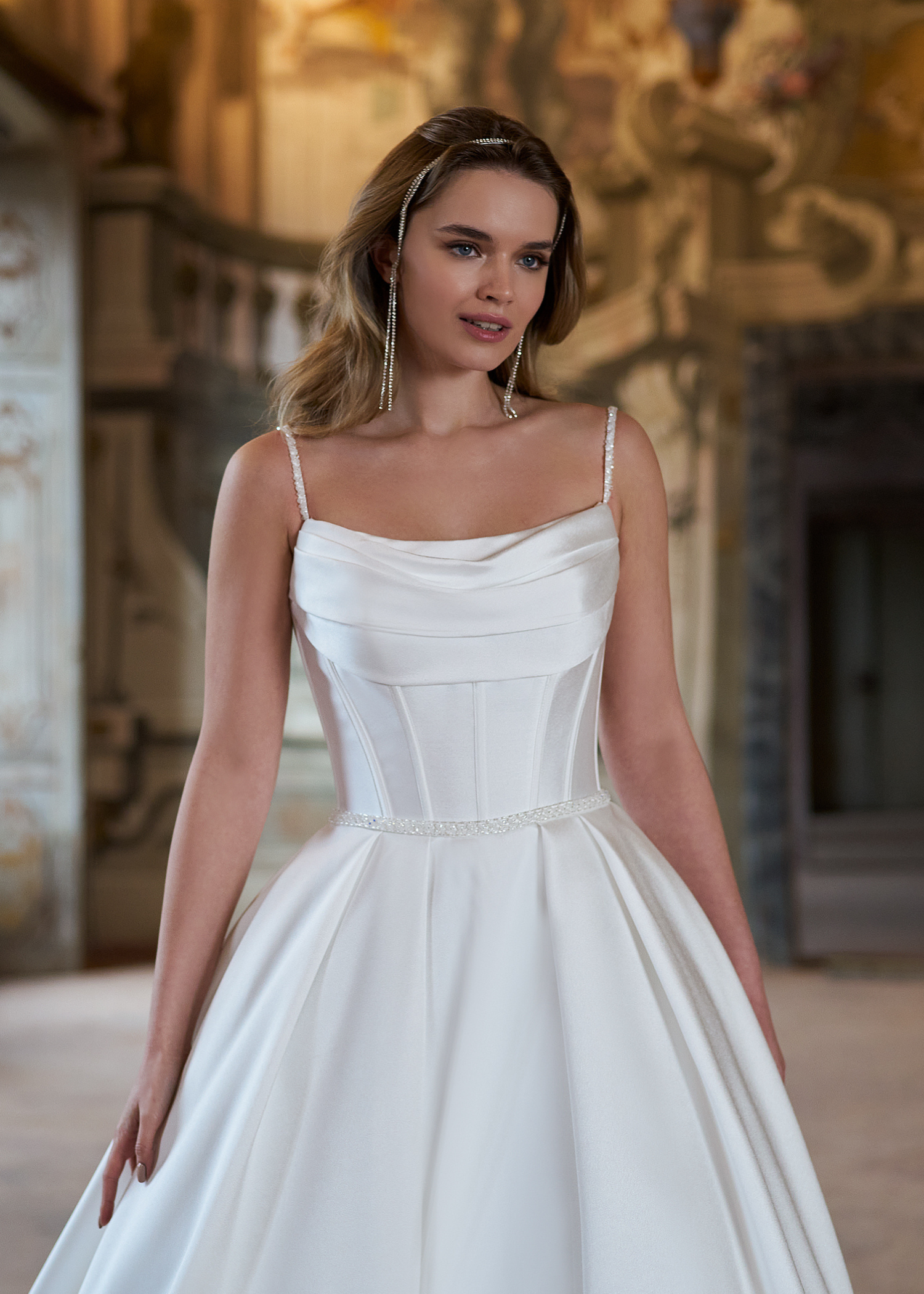 Hervé Paris Mix & Match Nuala top mariée blanc