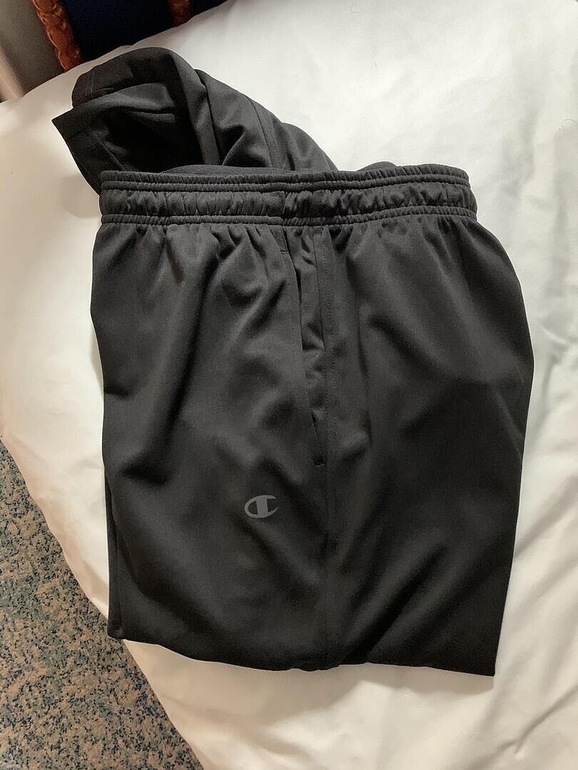 Champion Sport Sweatpants C Logo jogging slim gris stretch