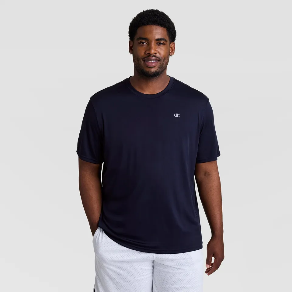 Champion Sport Reflective C Logo t-shirt bleu Deep Navy
