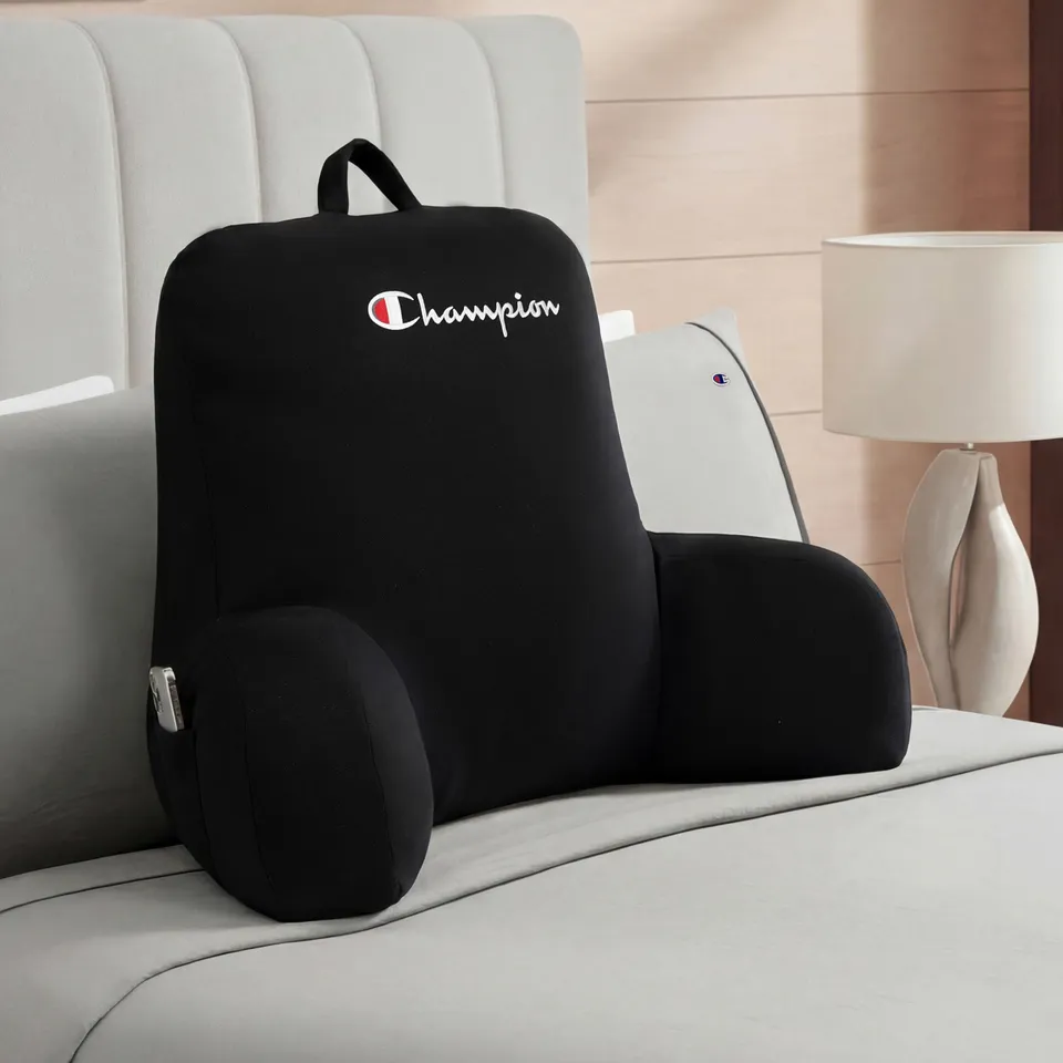 Champion Jersey Backrest Pillows coussin dossier noir 34 pouces