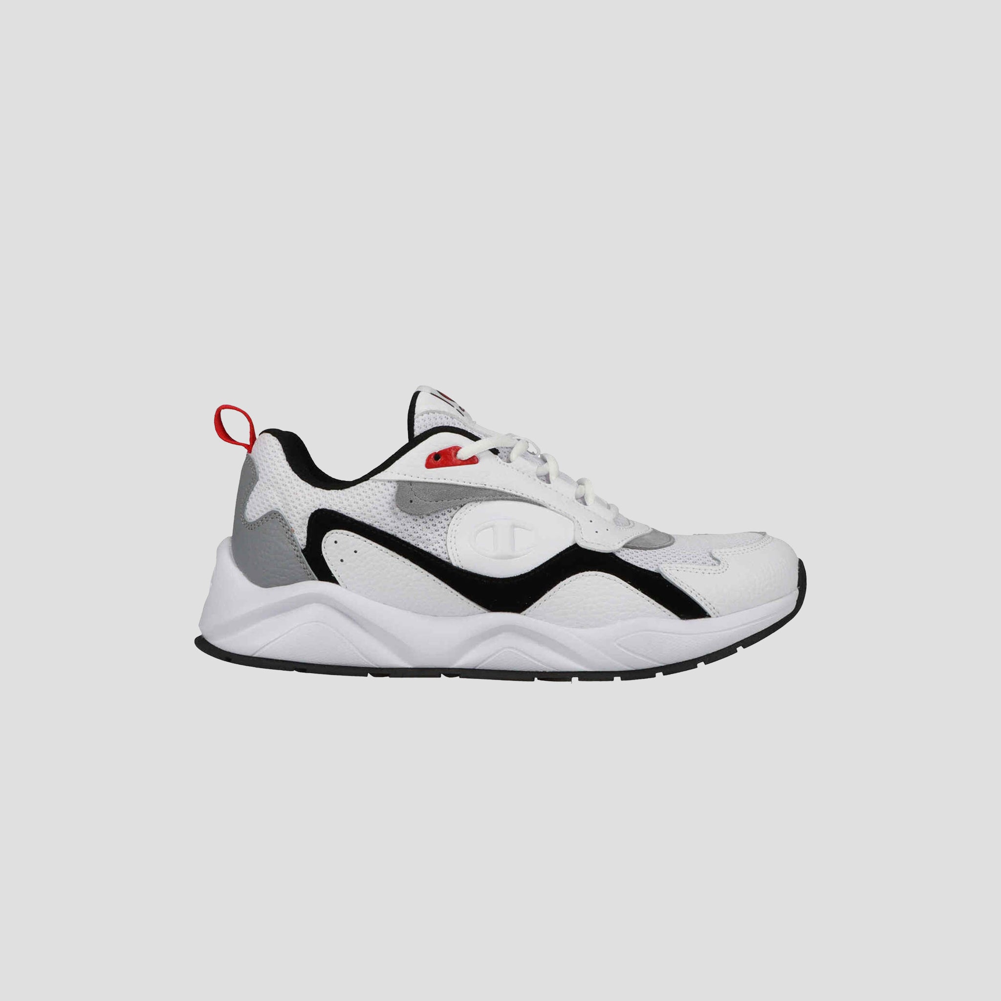 Champion 9318 Vale sneakers homme blanc/gris/noir cuir