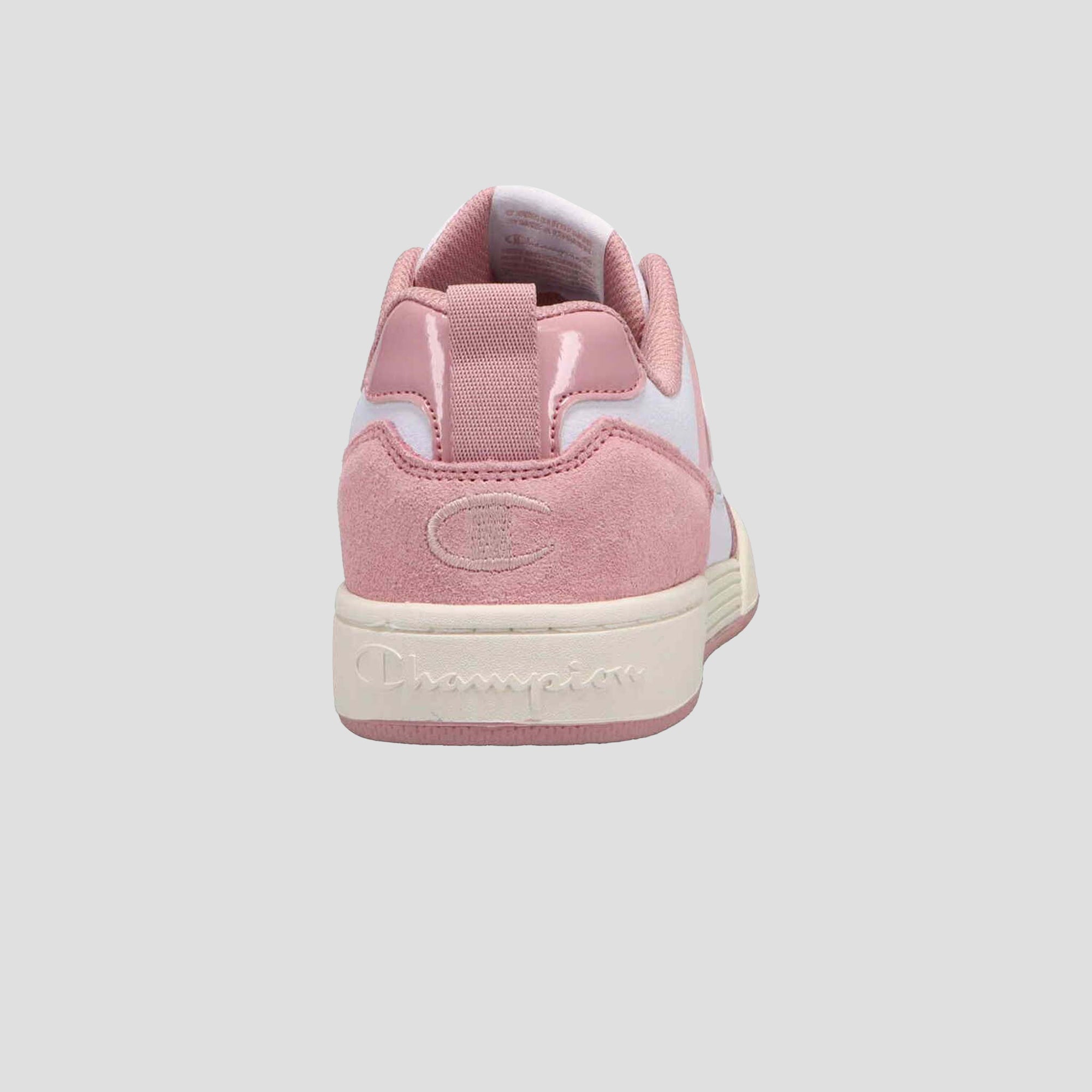 Champion 5-on-5 Low Baskets Femme White/Wow Pink Basses
