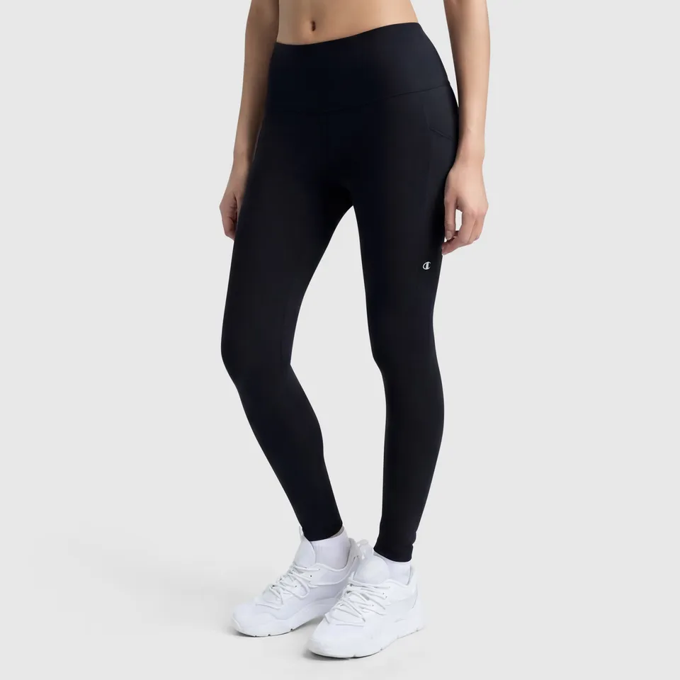Champion Leggings C Logo legging noir stretch poches