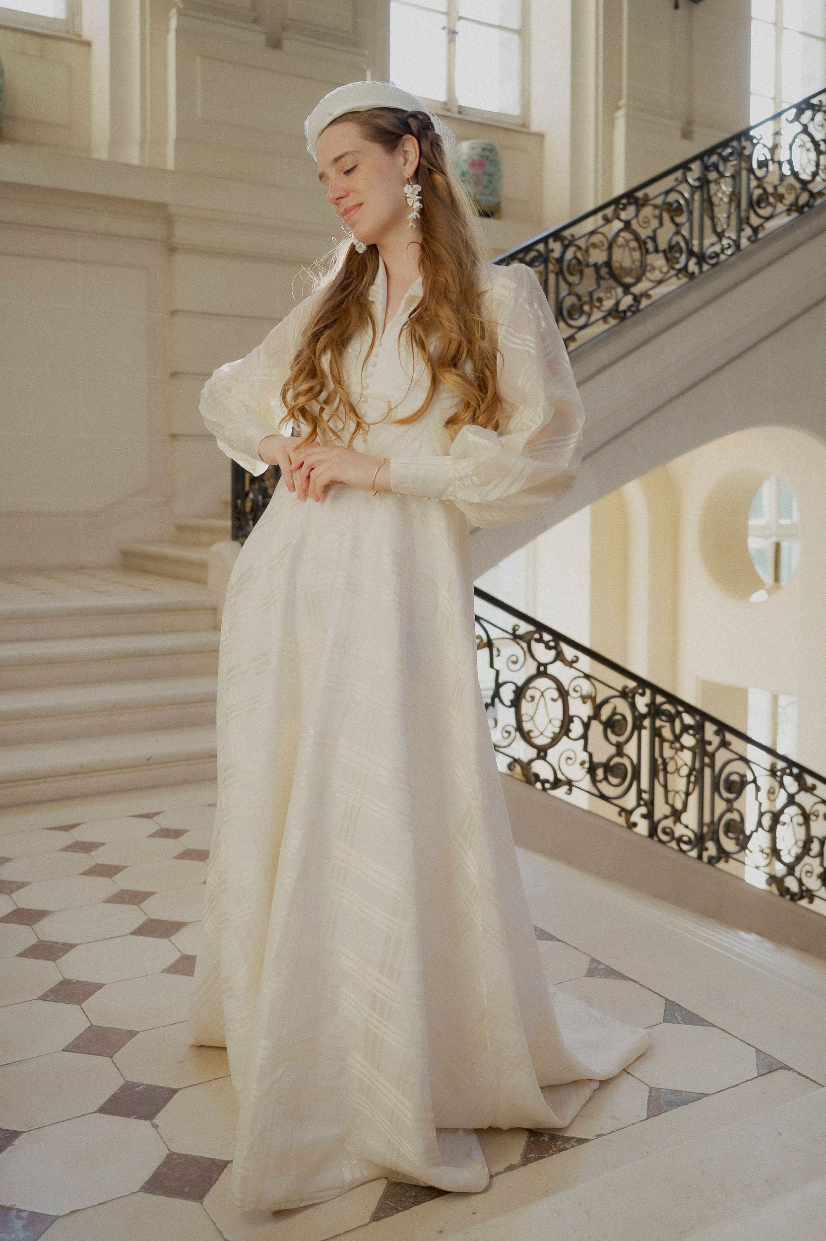 Solène Gisèle La mariée Robe Laura robe mariée ivoire 38
