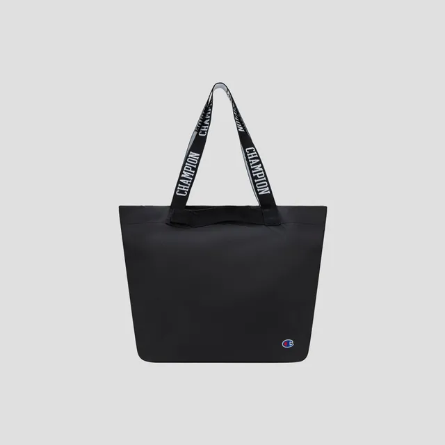 Champion Miller Coated Shopper tote bag Black polyester enduit