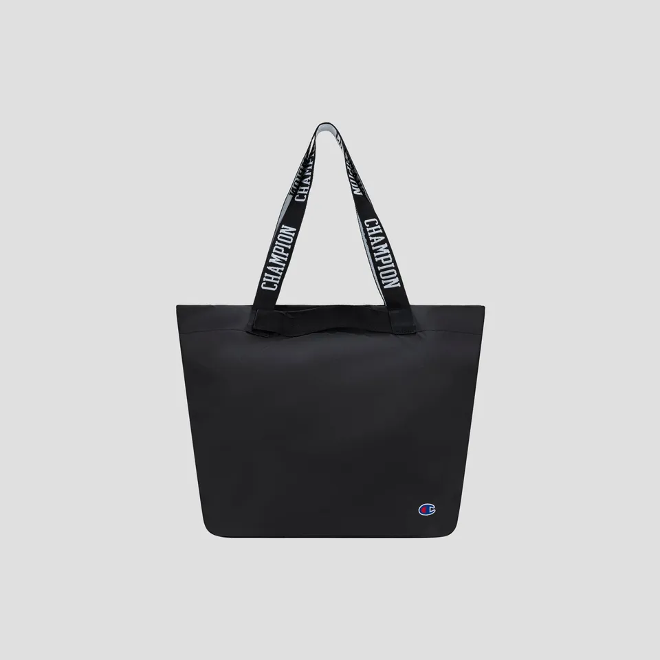 Champion Miller Coated Shopper tote bag Black polyester enduit