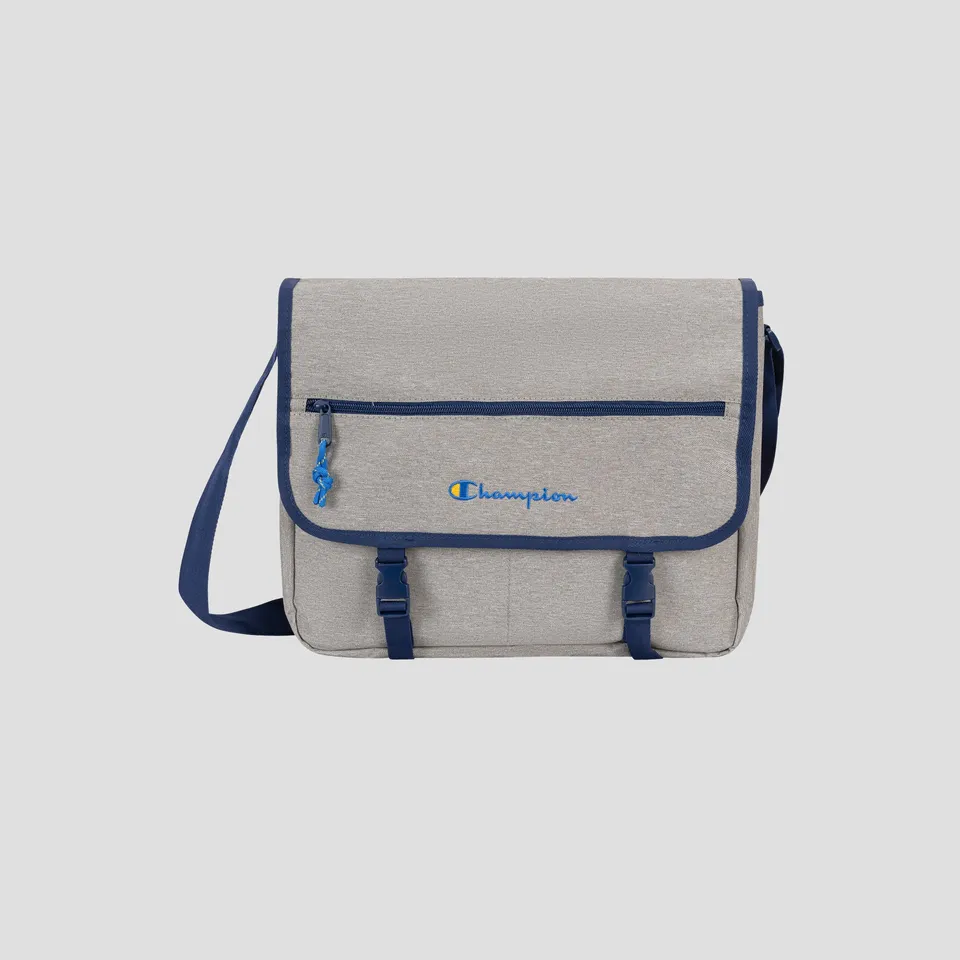 Champion Phase sac messager gris bleu housse ordinateur
