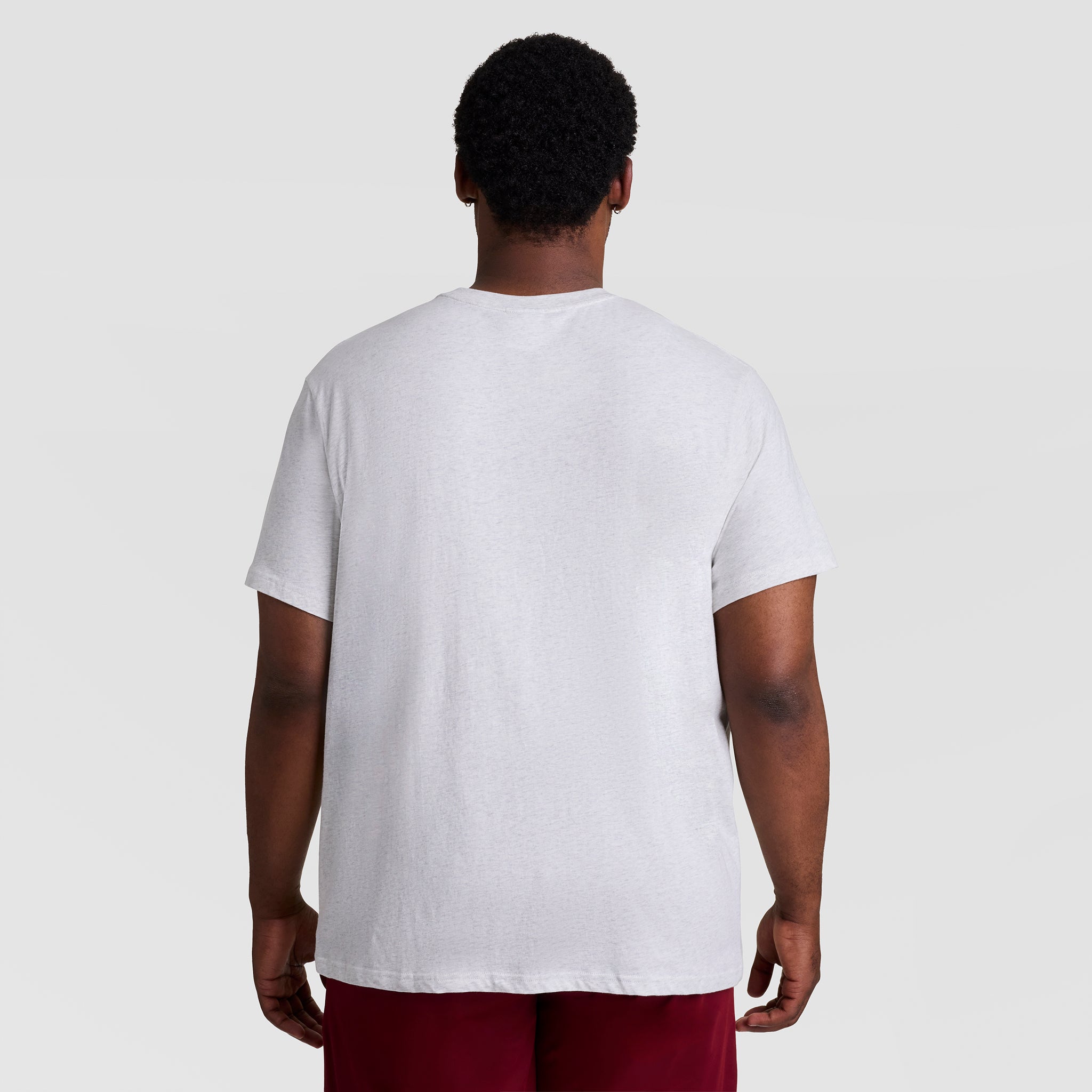 Champion Classic Graphic Big Tall t-shirt homme gris chiné coton