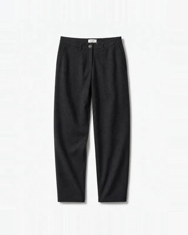 Lafaurie Marcel pantalon flanelle gris anthracite laine