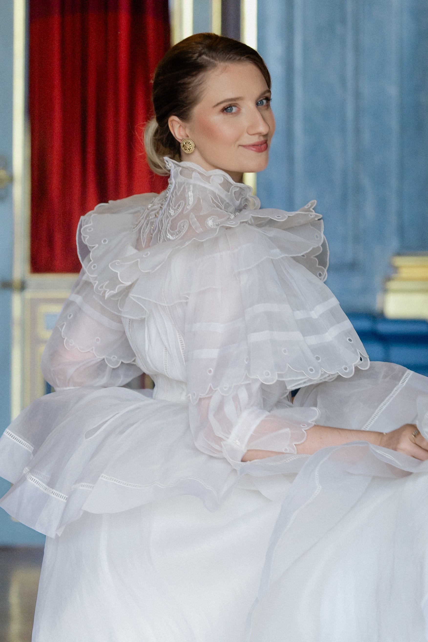 Solène Gisèle La mariée robe Prudence tulle ivoire