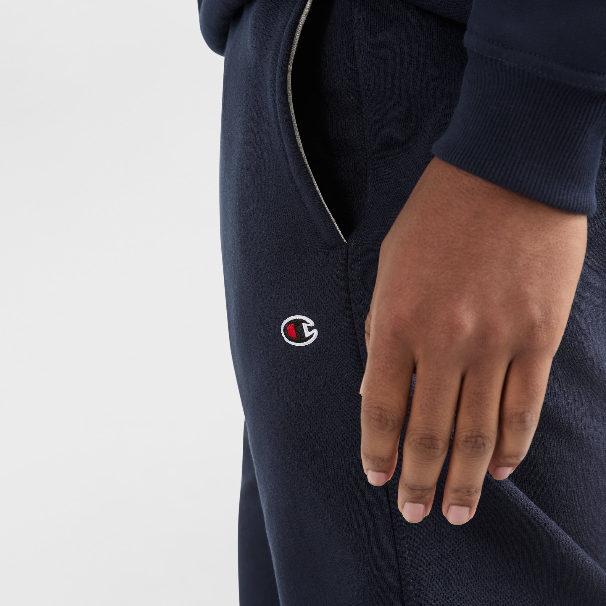 Champion Powerblend Jogger C Logo homme bleu marine grande taille