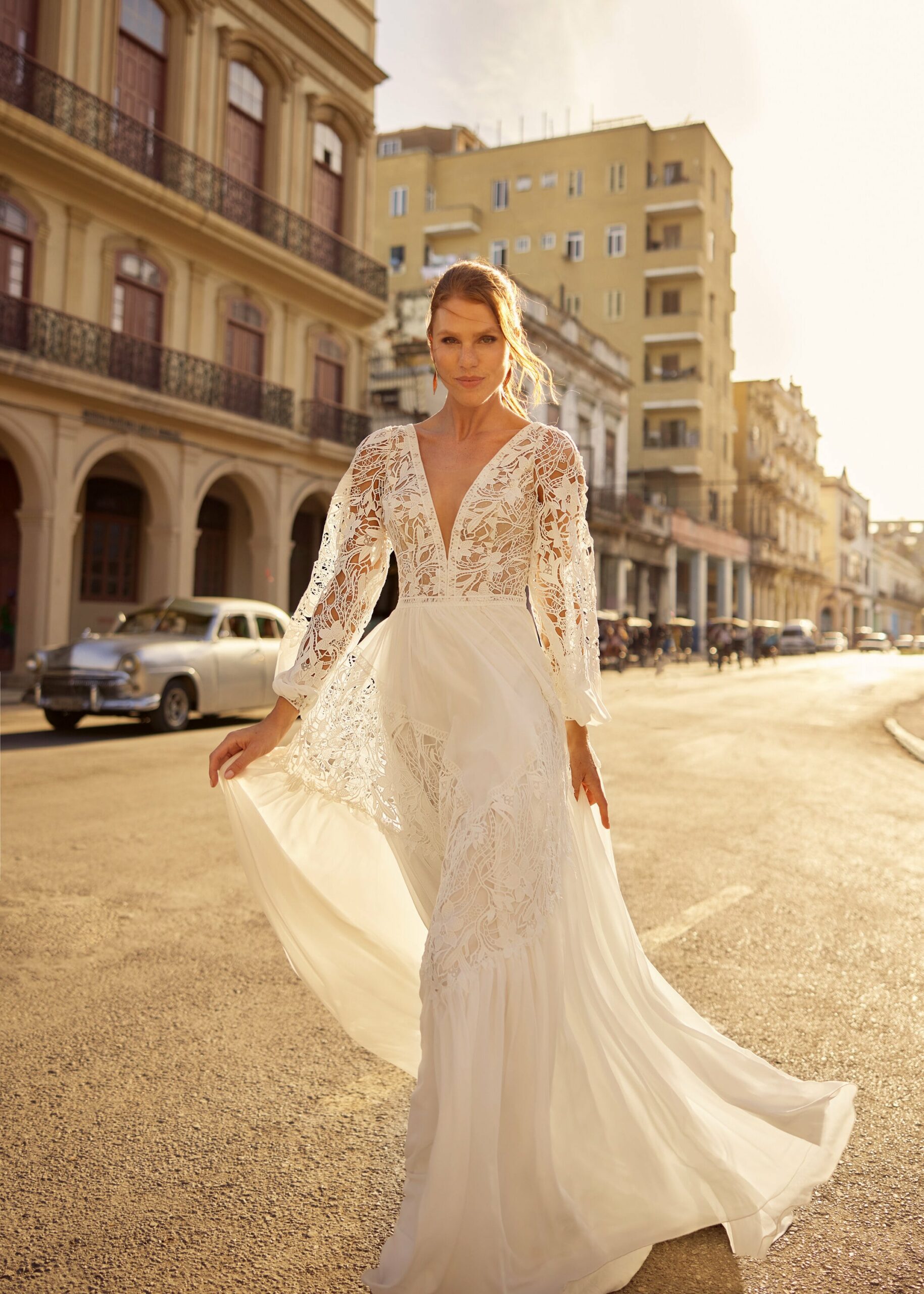 Hervé Paris Libre Langley robe de mariée fluide
