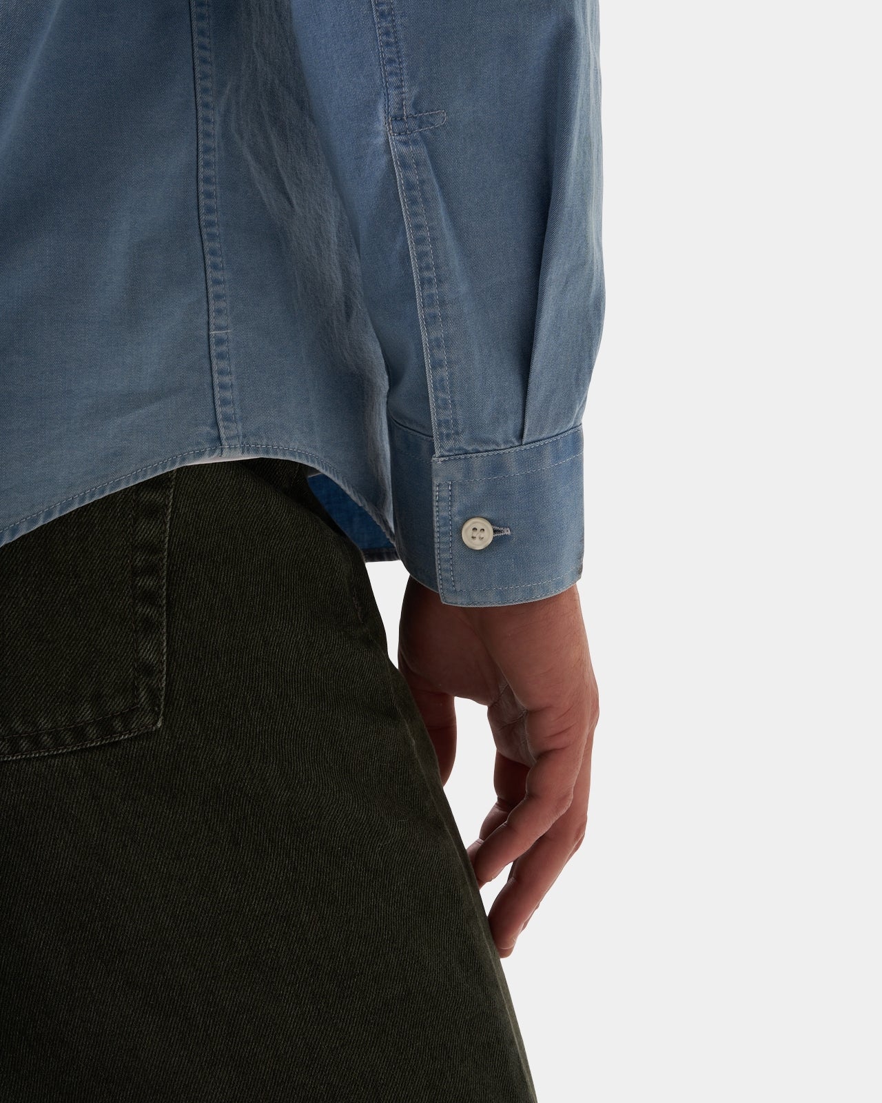 LAFAURIE VALENTIN chemise denim bleach coton