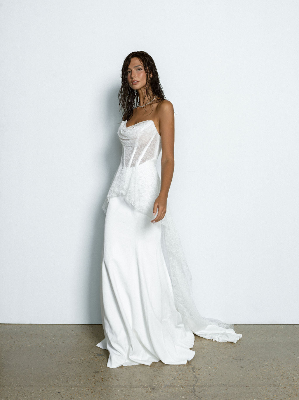 Rime Arodaky Bridal Hypnotic robe dentelle traîne
