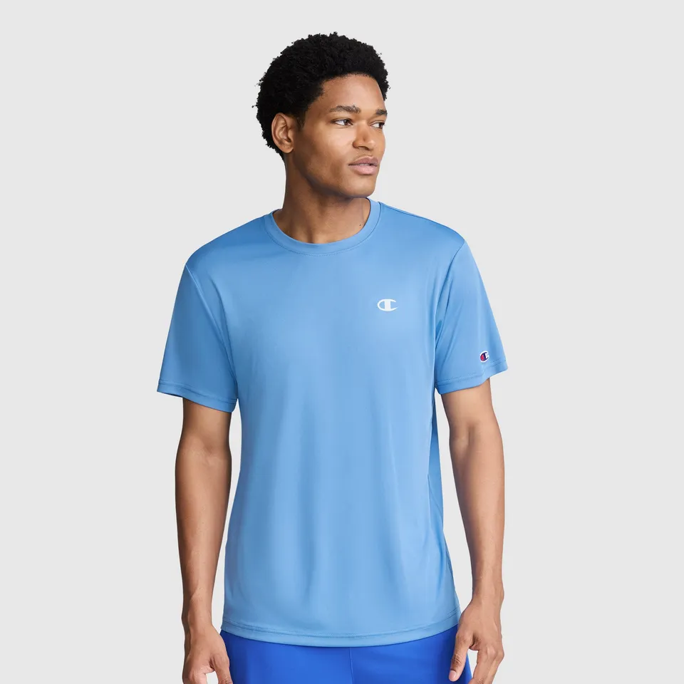 Champion Sport T-Shirt Reflective C Logo tee-shirt homme Riviera respirant