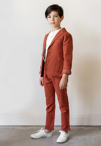 Le Jour de Notre Oui Arsène Terracotta tenue enfant garçon