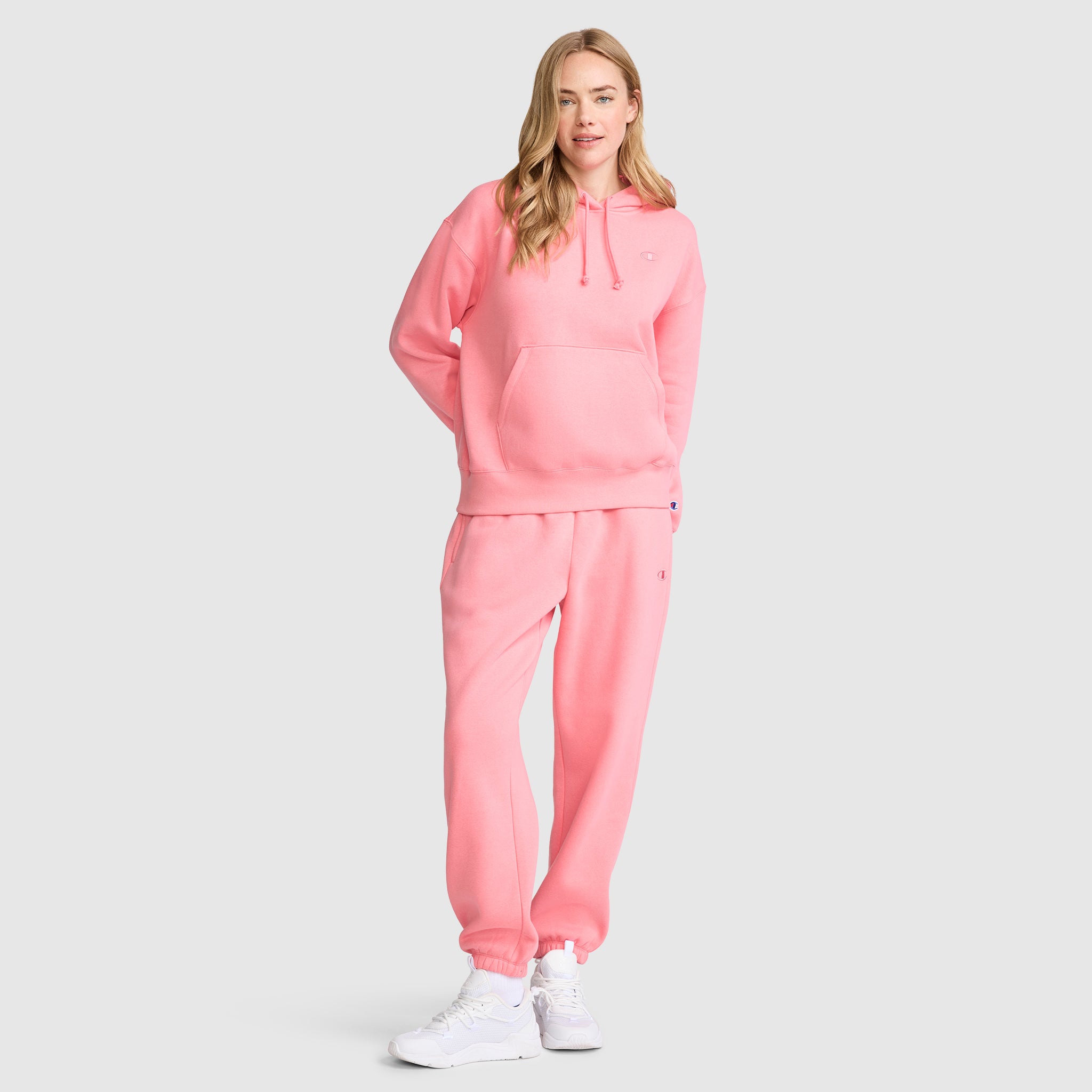 Champion Powerblend Sweat capuche femme rose Small C