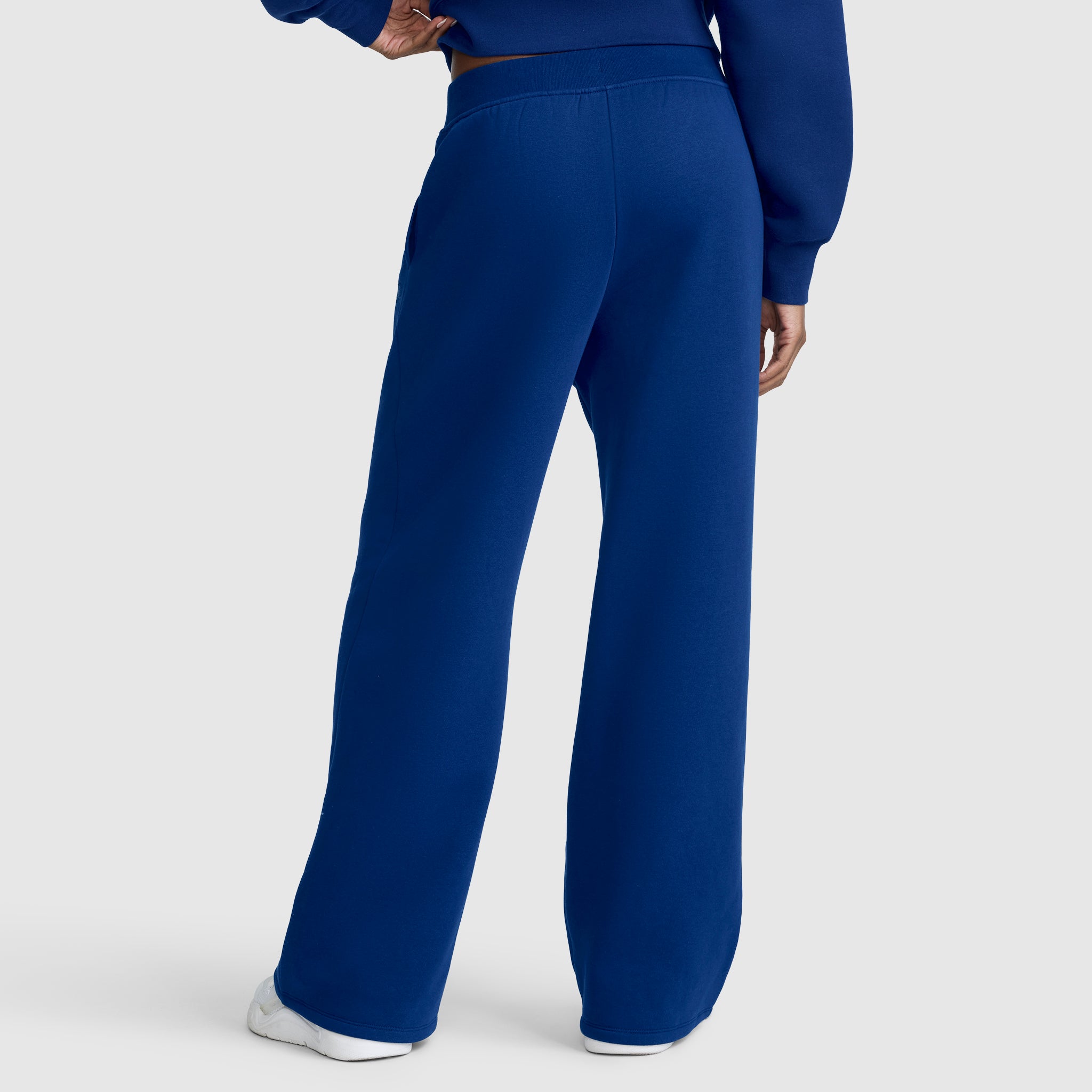 Champion Wide Leg Fleece pantalon jogging bleu marine molleton