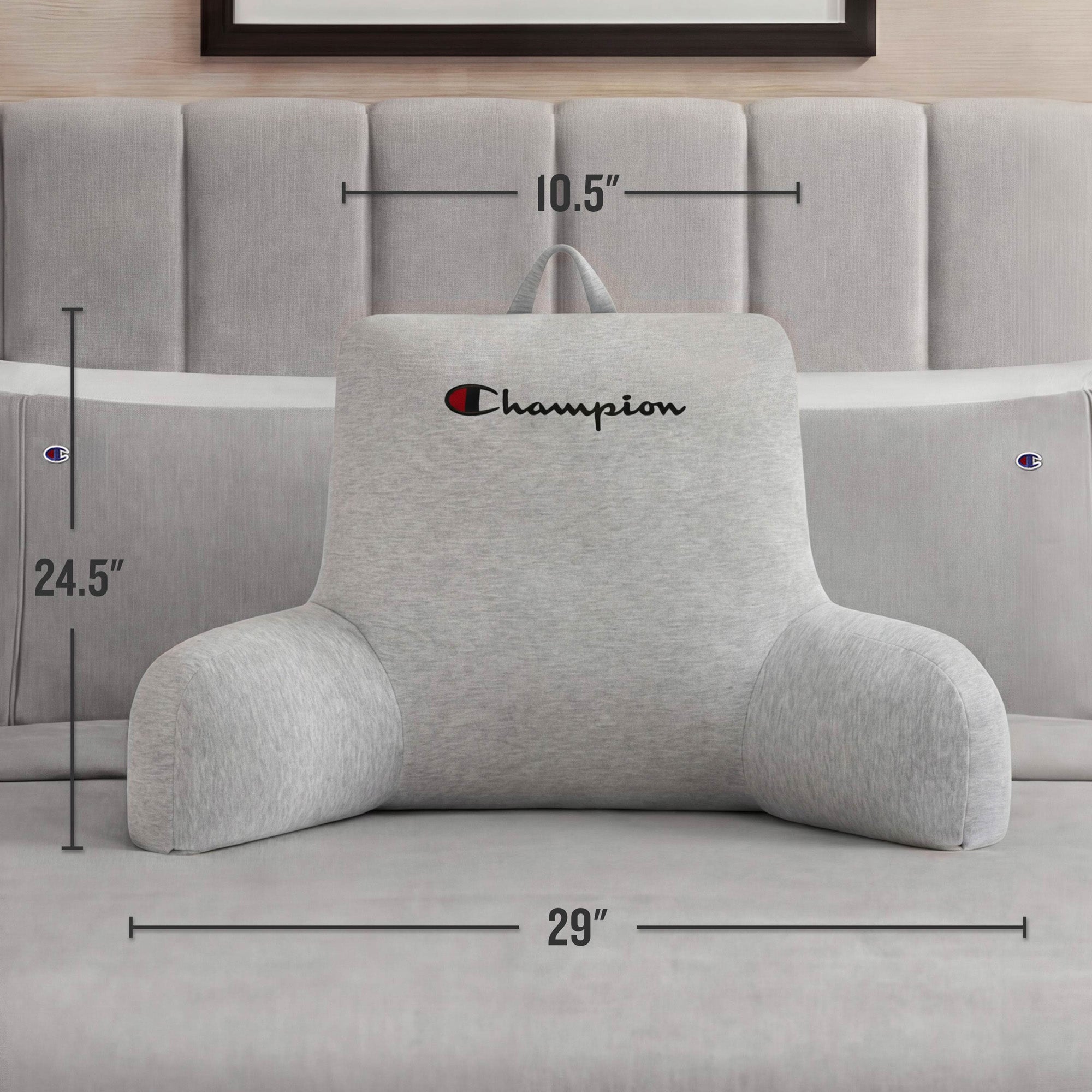 Champion Room Decor Jersey Coussin de lecture gris poche