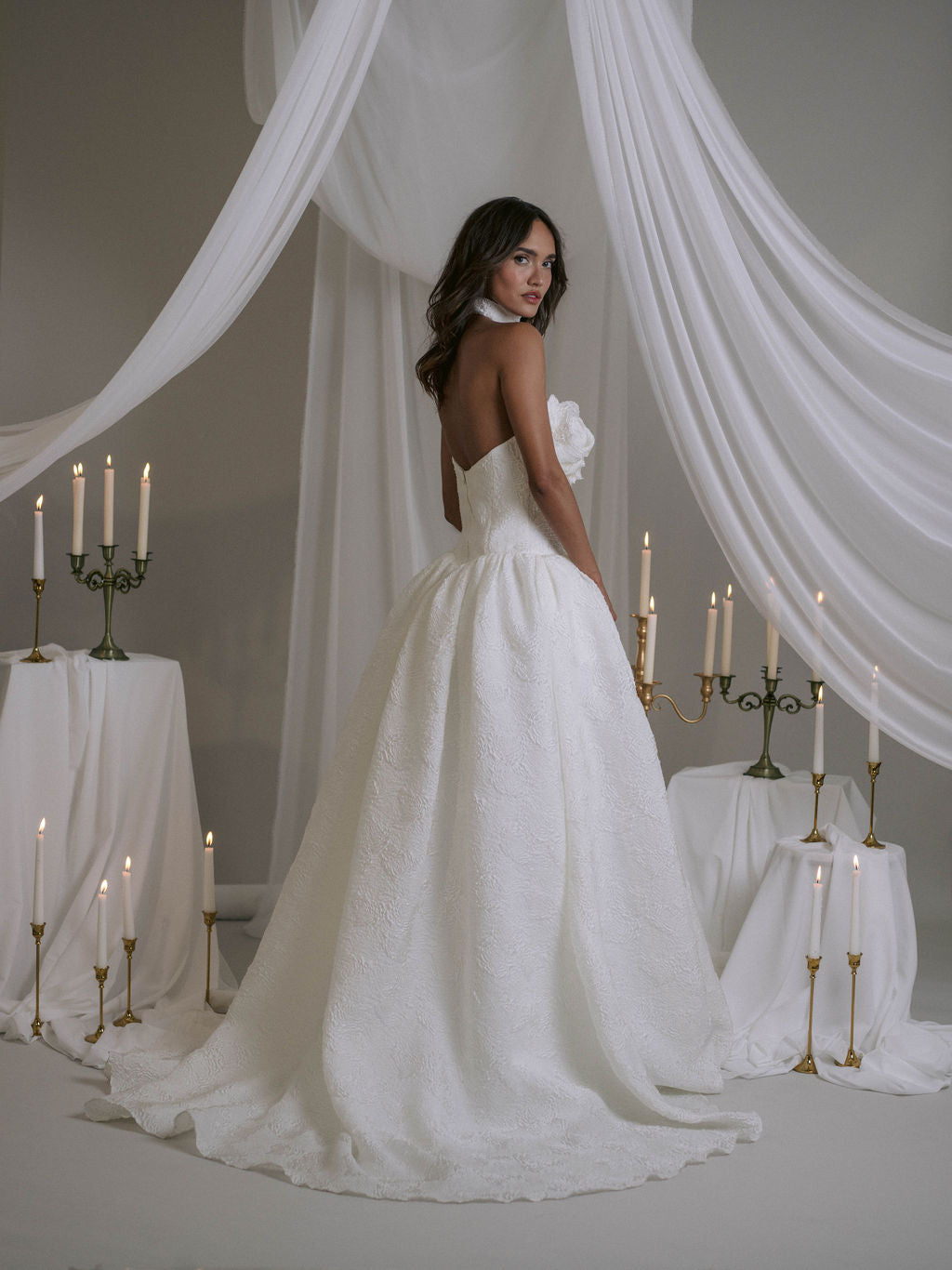 Rime Arodaky Bridal Capulet robe de mariée bustier soie