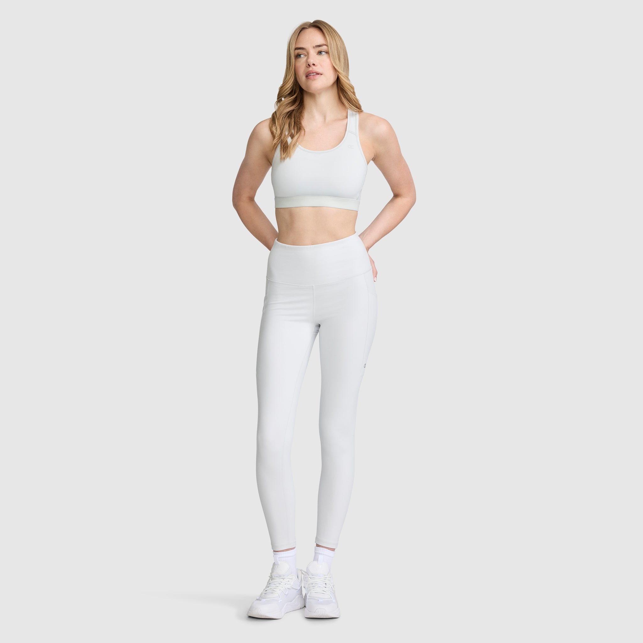 Champion Compression C Logo brassière Dawn Blue maintien modéré