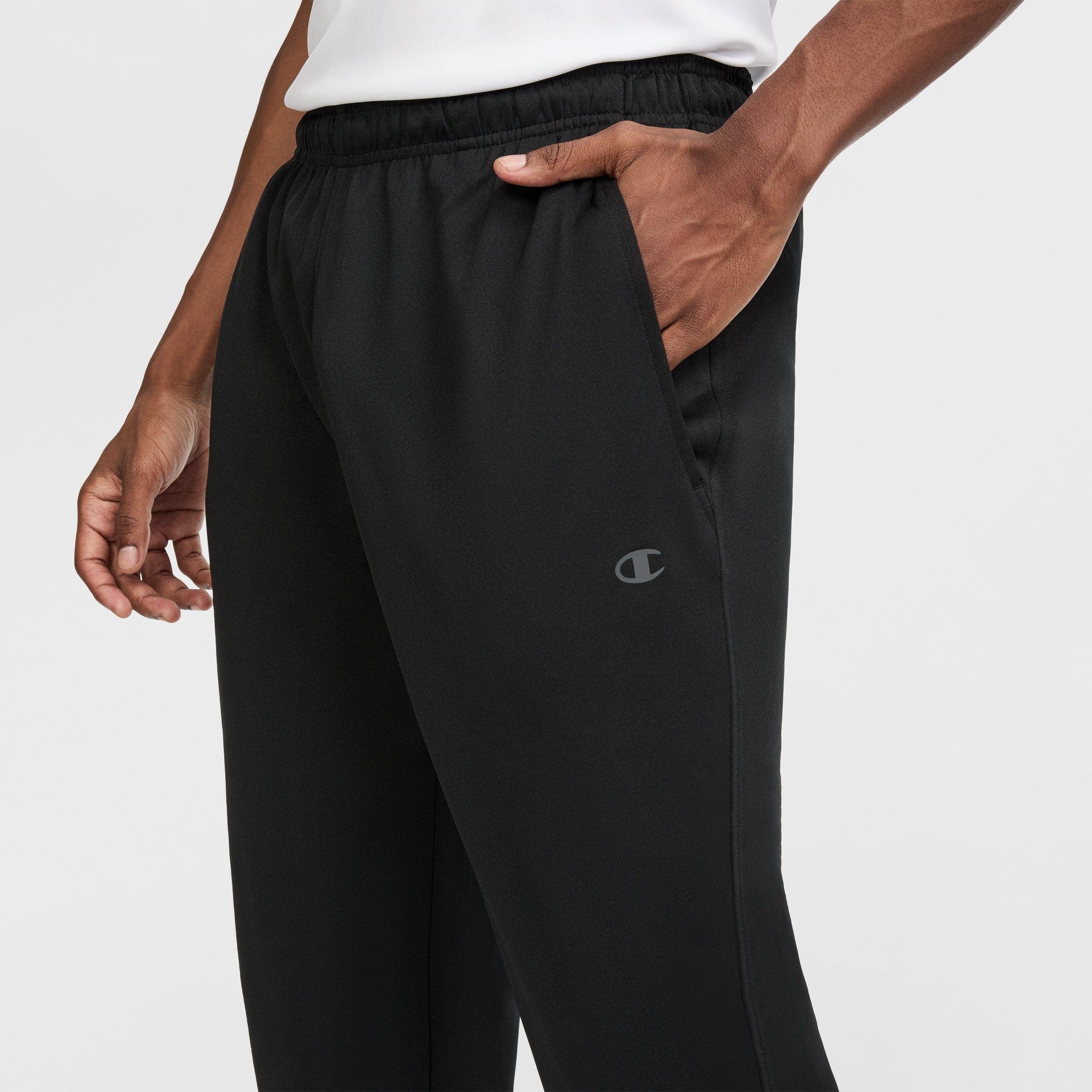 Champion Sport Sweatpants C Logo jogging slim noir stretch