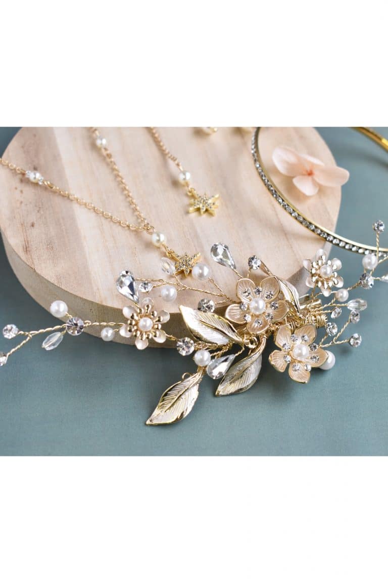 Le Jour de Notre Oui PEIGNE STRASS accessoire cheveux mariée