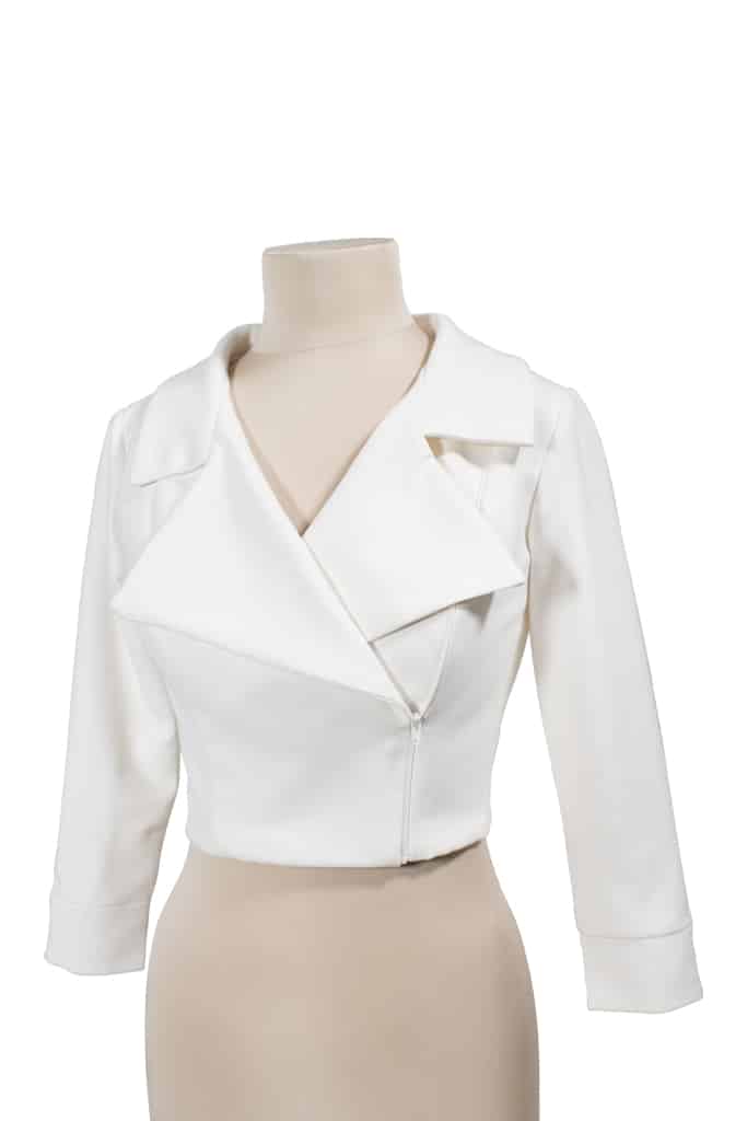 Le Jour de Notre Oui PERFECTO veste mariée blanche