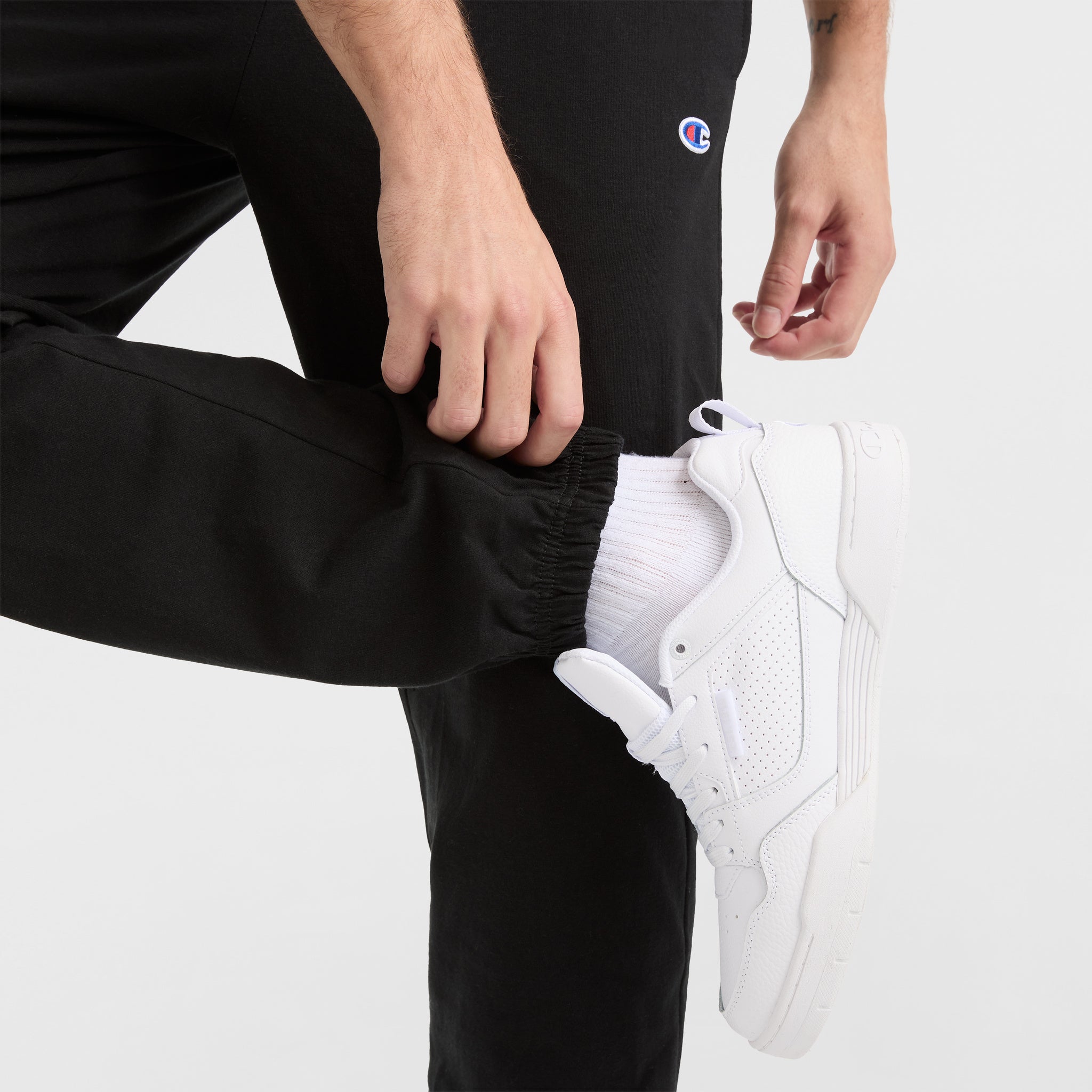 Champion Lightweight Lounge Pants jogging noir coton Black
