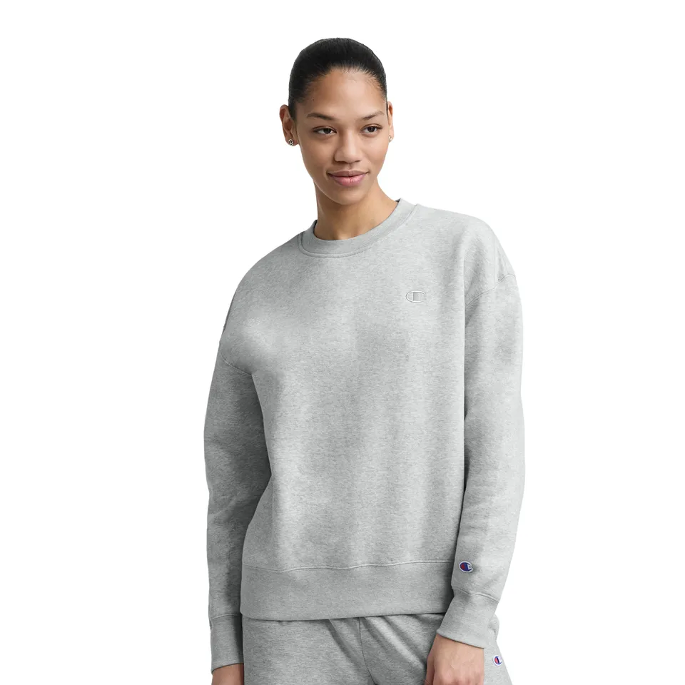 Champion Powerblend Sweat Col Rond Gris Oxford Grey Heather