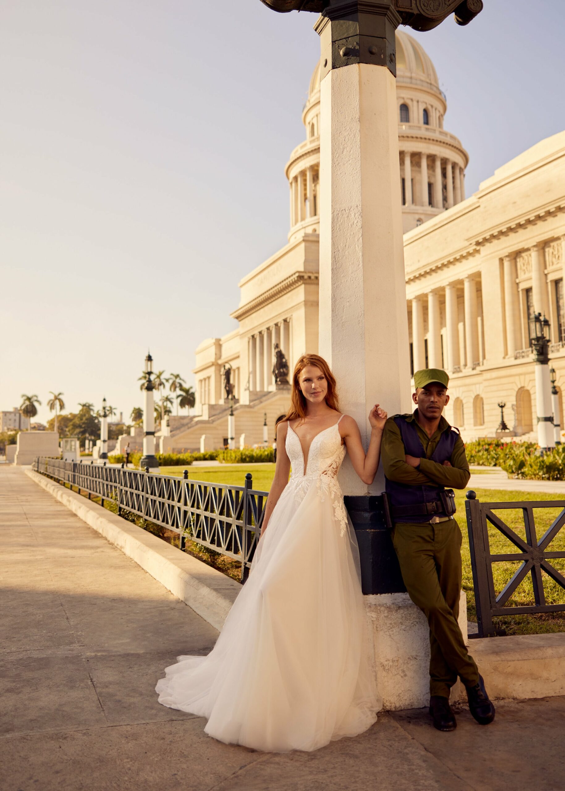 Hervé Paris Libre Lily robe de mariée fluide