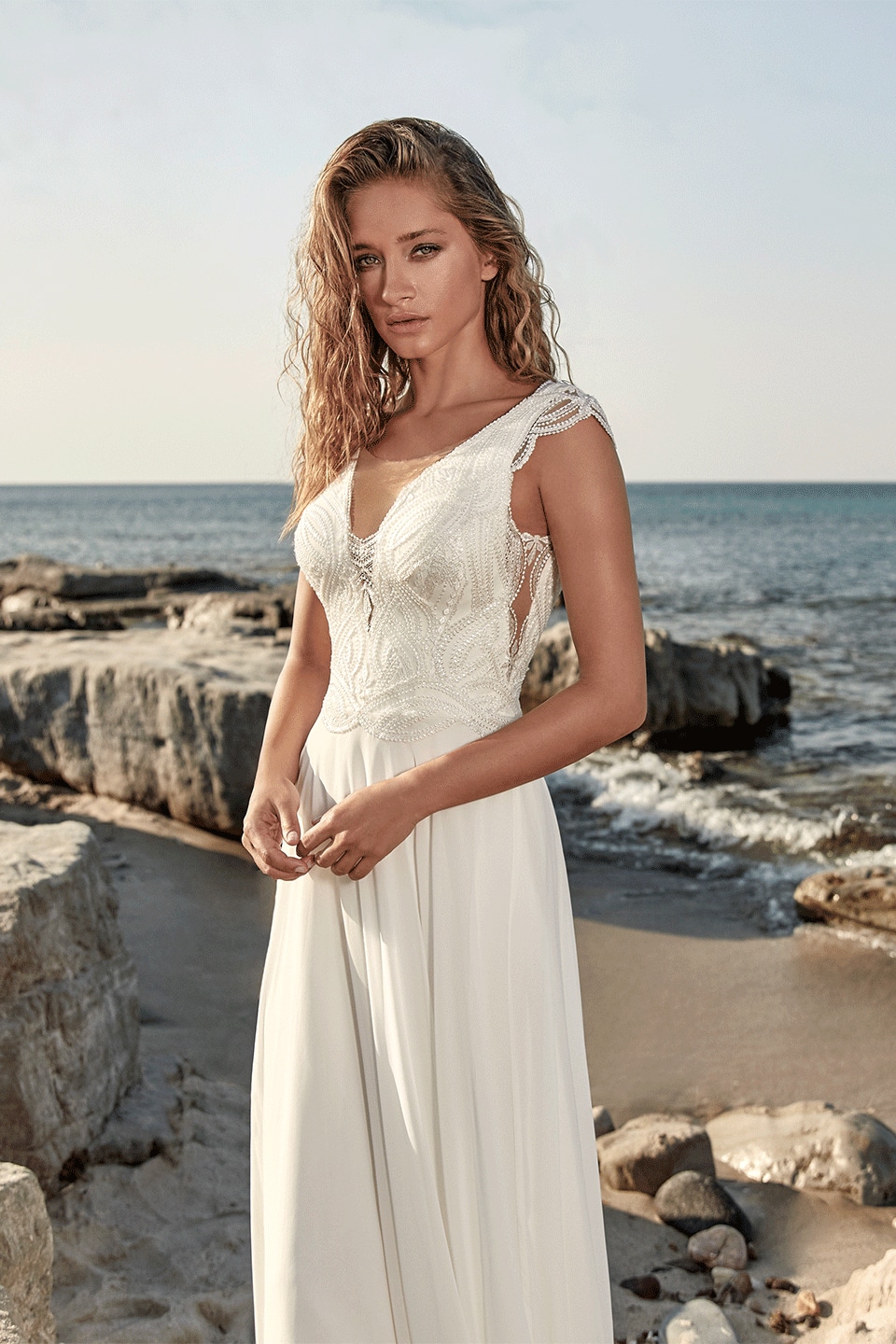 Hervé Paris Vintage Collection Targon robe de mariée longue