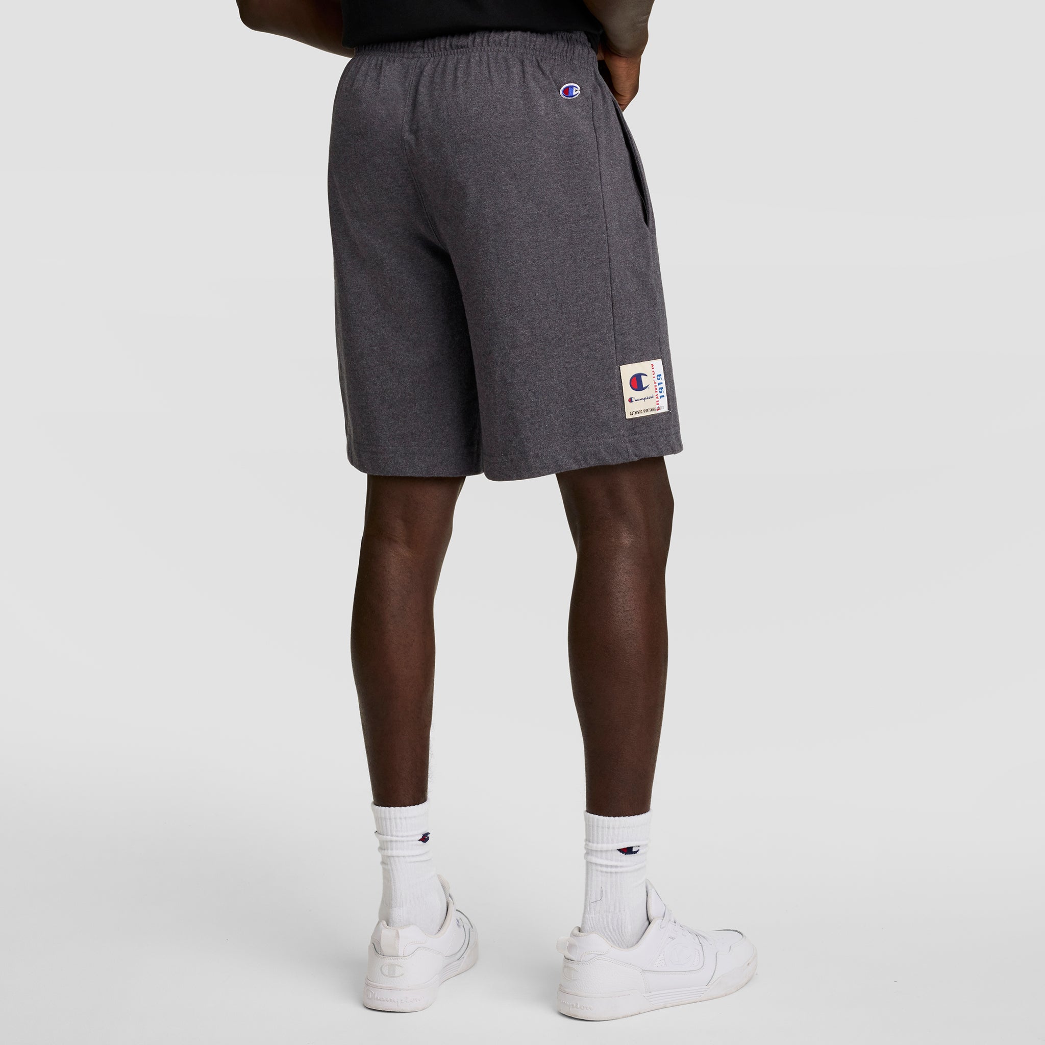 Champion 7" Jersey Short short homme Granite Heather gris