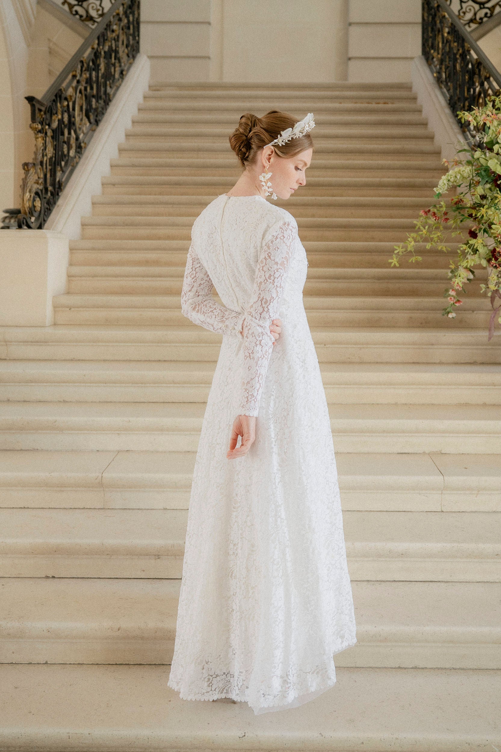 Solène Gisèle La mariée Béatrice robe mariée blanche dentelle 36