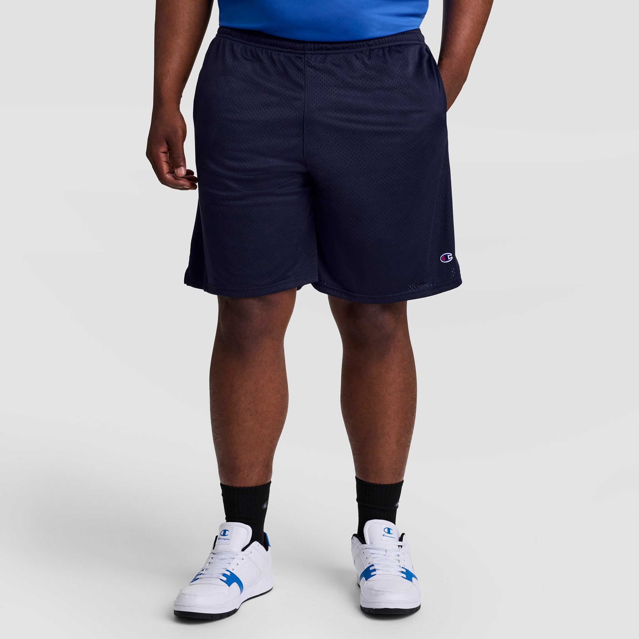 Champion 9 pouces short mesh bleu marine grande taille