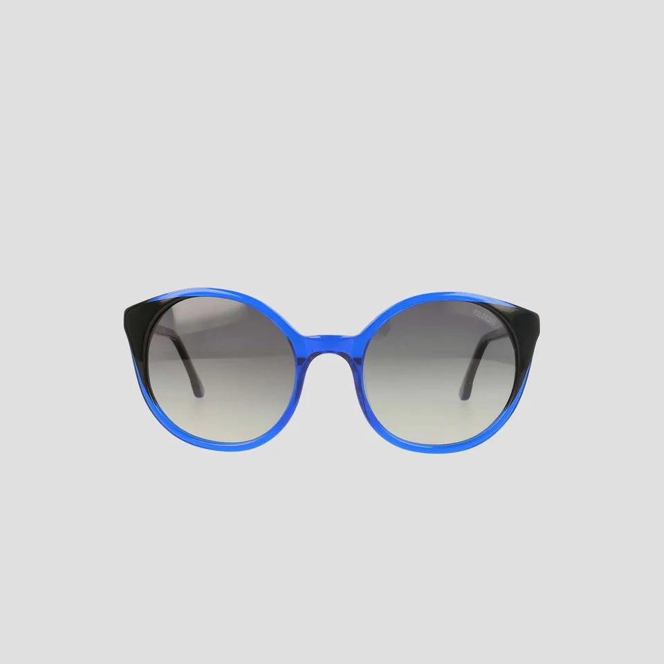 Champion Flirty Round lunettes de soleil bleu polarisées Trans Sapphire