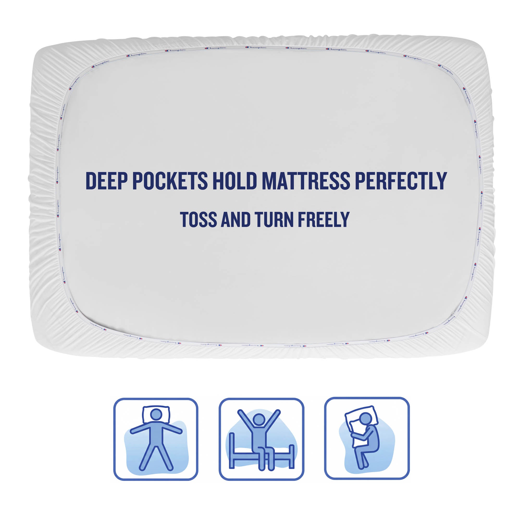 Champion Room Decor Ultimate protège-matelas blanc imperméable