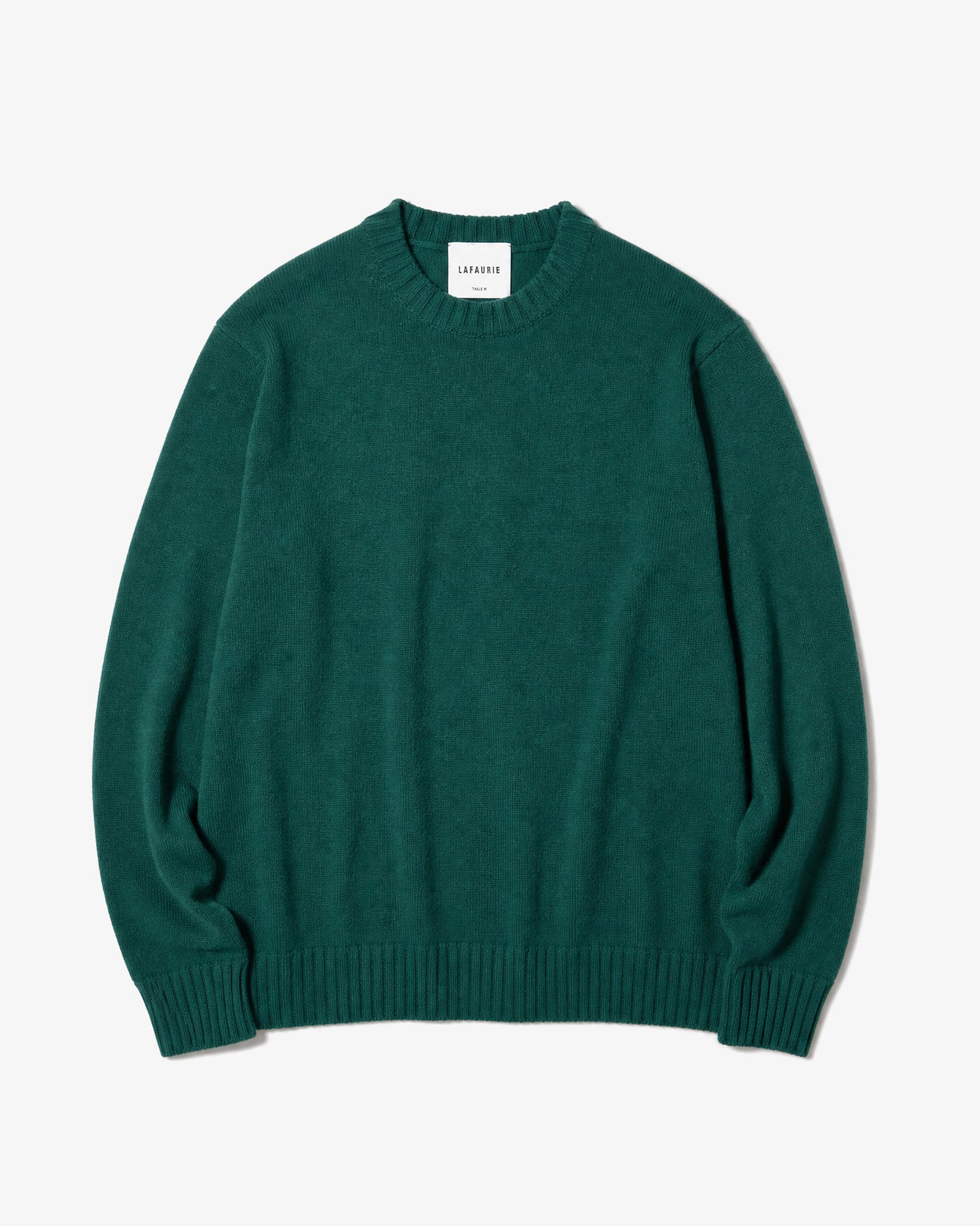 LAFAURIE CLAUDIO pull vert chrome laine cardée