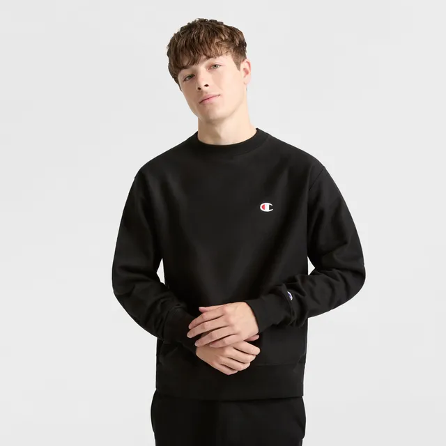 Champion Reverse Weave sweat homme noir C Logo molleton coupe ample